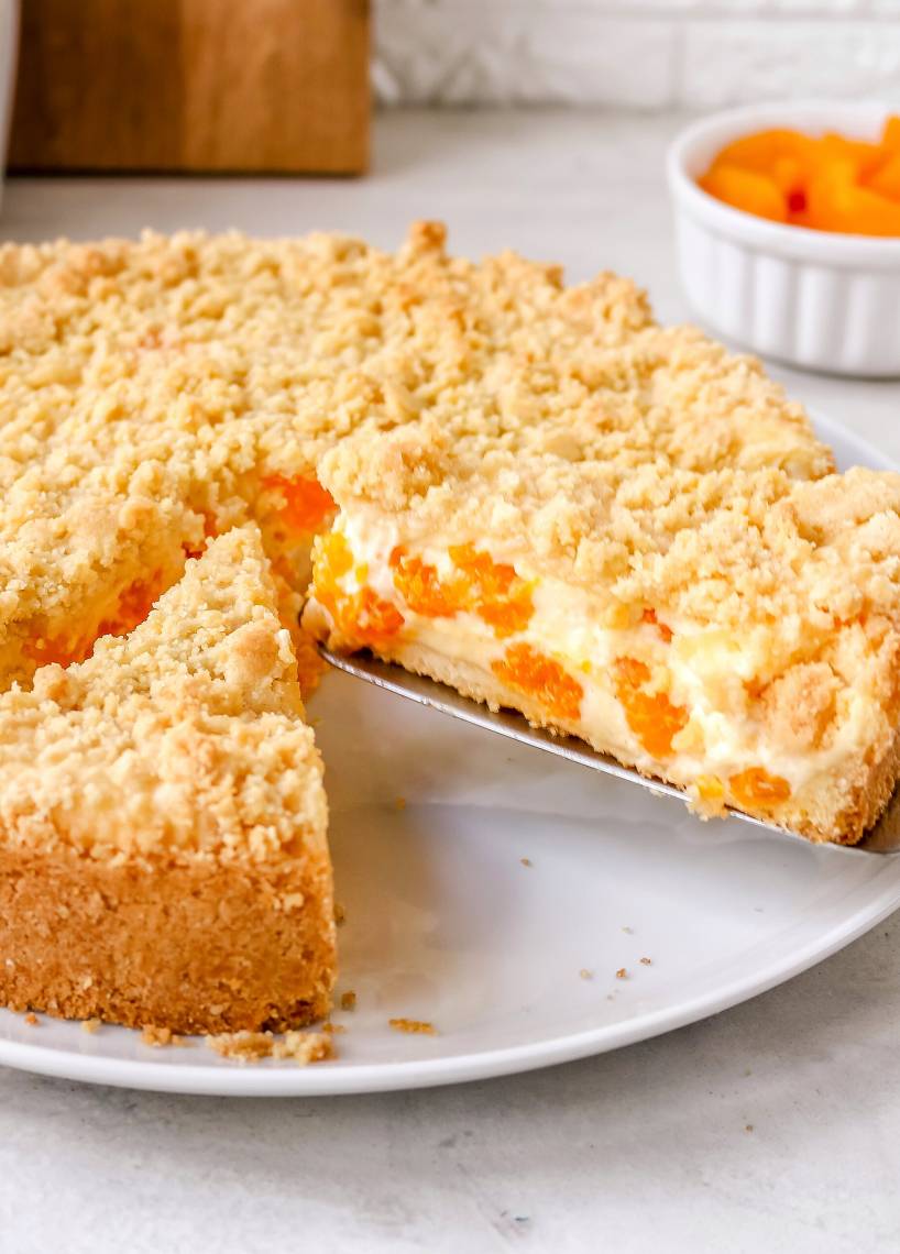 Mandarinen-Streuselkuchen mit Schmand