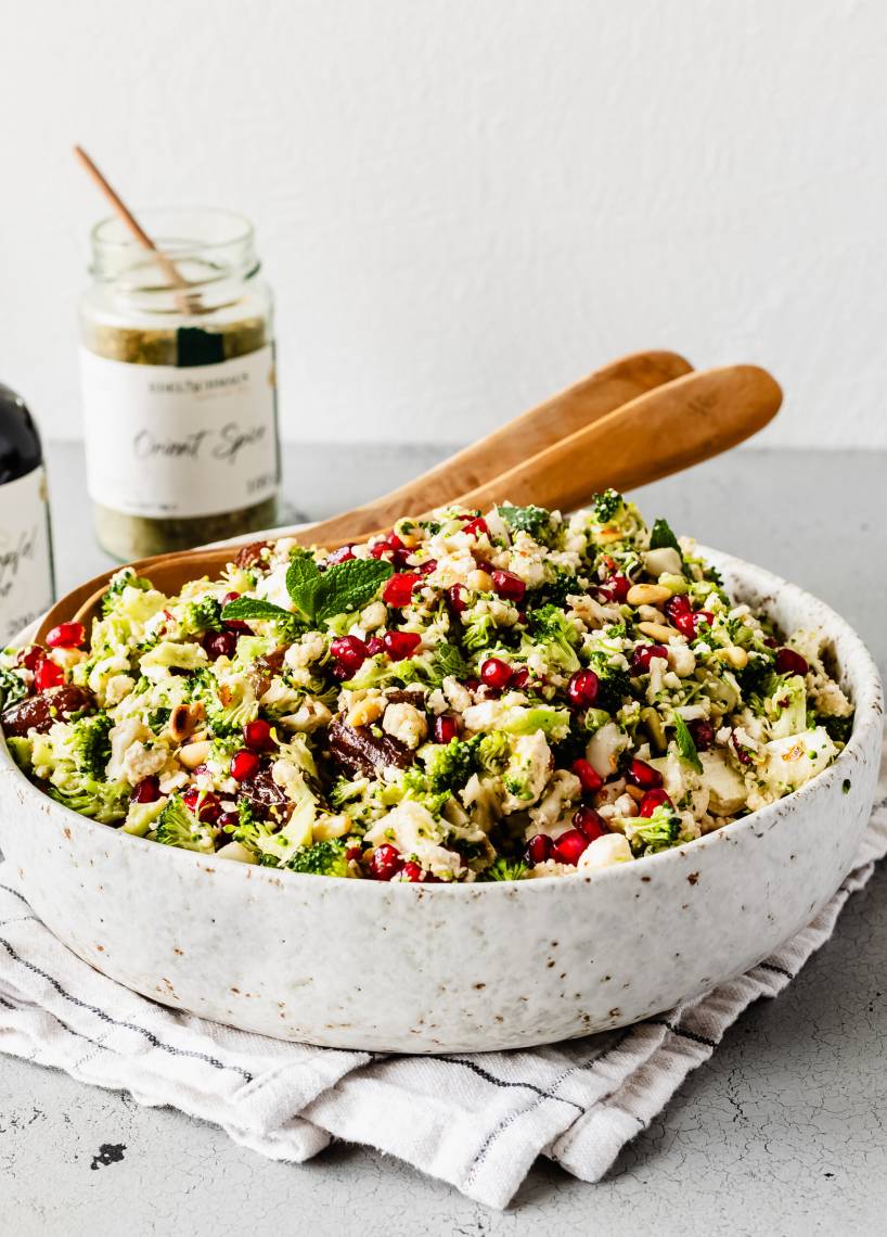Orientalischer Brokkolisalat mit Feta