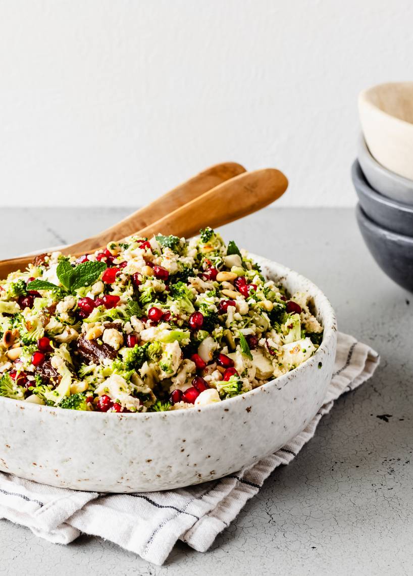 Orientalischer Brokkolisalat mit Feta