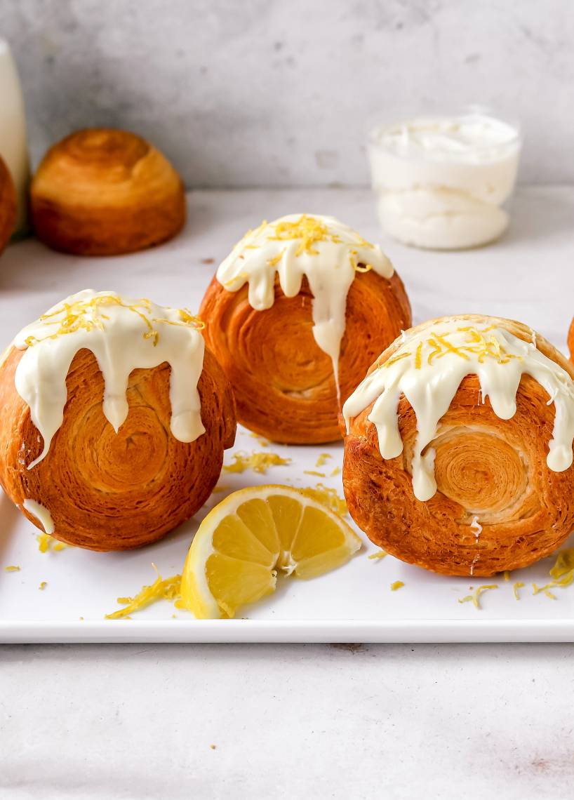 Lemon Cheesecake Croissant Rolls