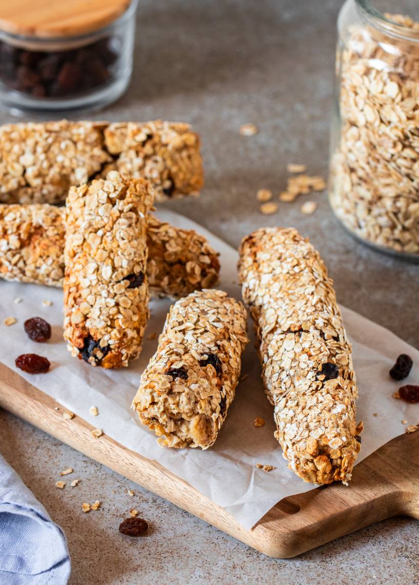 Schnelle Hafer-Müsli-Stangen