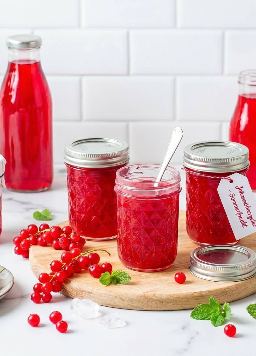 Johannisbeergelee aus Johannisbeersaft