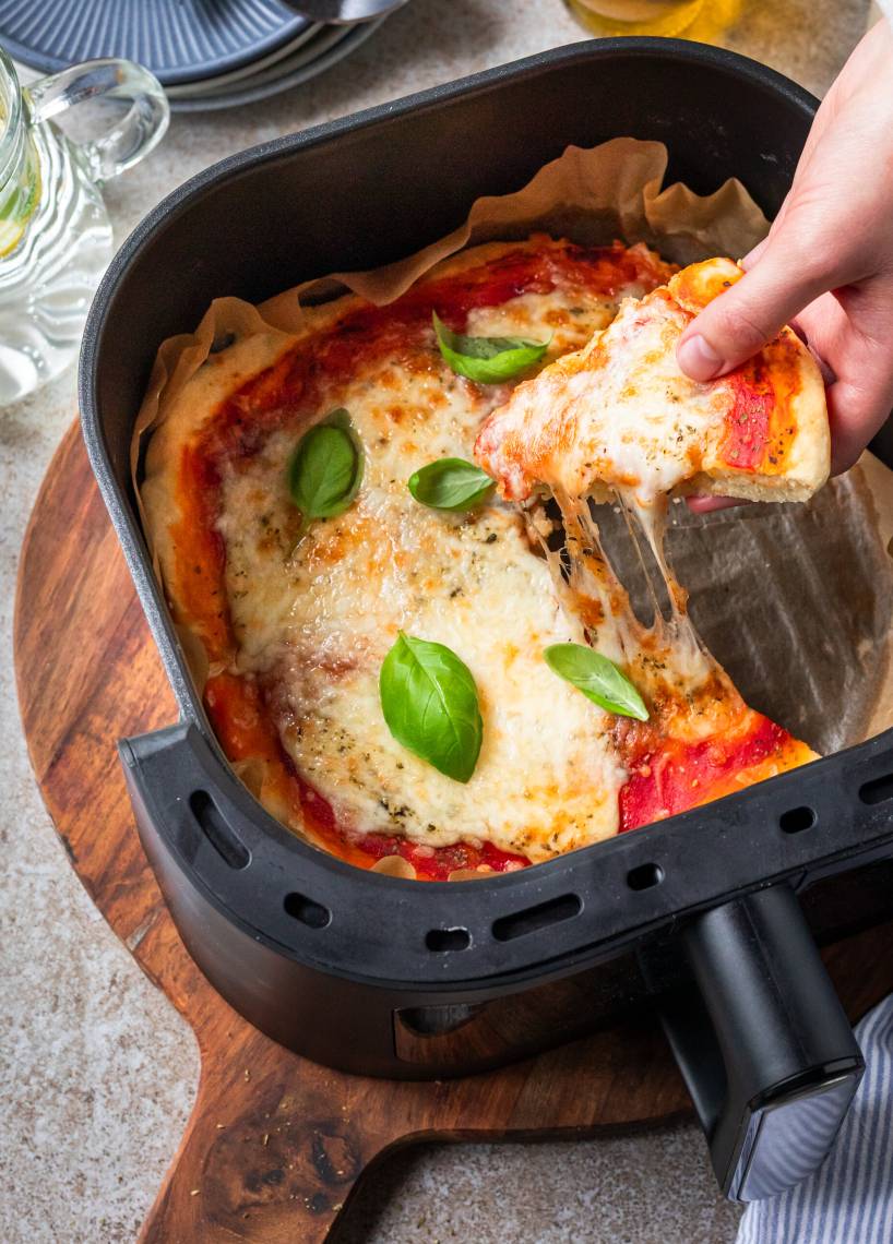 20-Minuten Airfryer Pizza