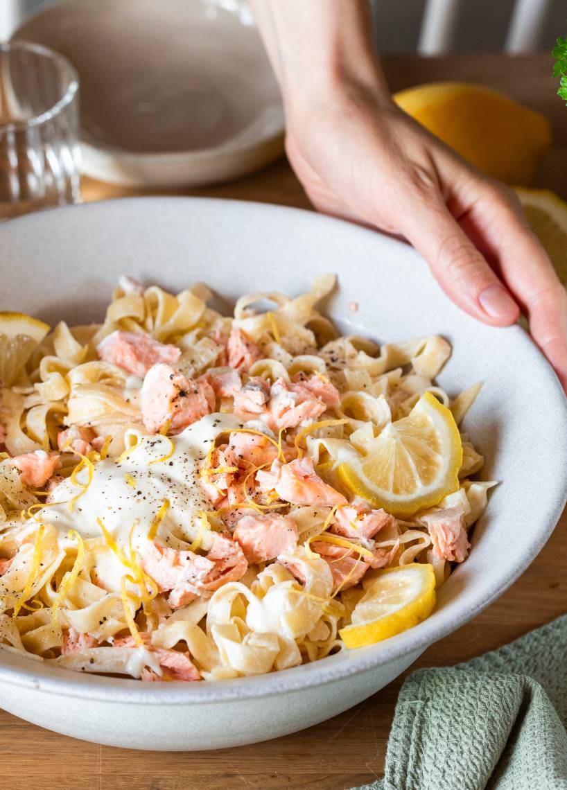 Zitronen-Joghurt-Pasta aus 5 Zutaten