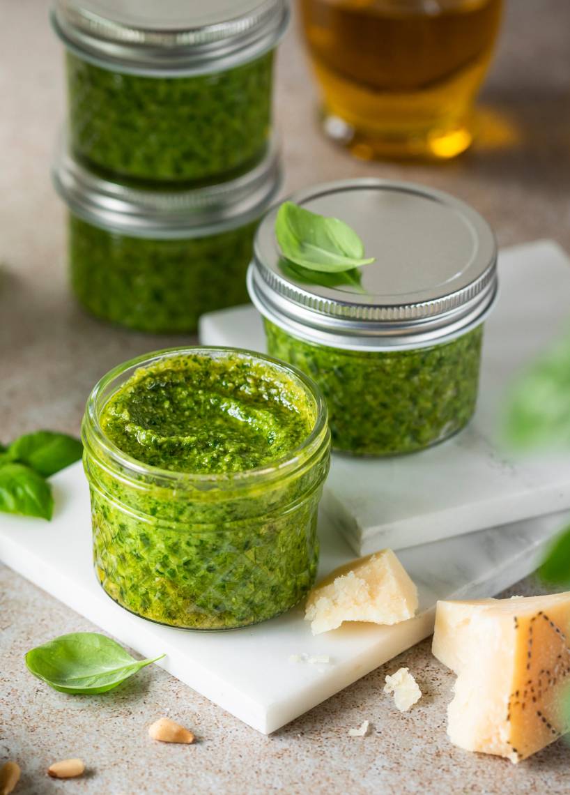 Basilikumpesto XXL auf Vorrat