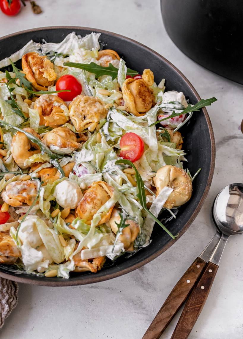 Crispy Tortelllini-Salat