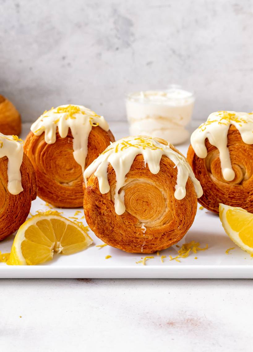 Lemon Cheesecake Croissant Rolls