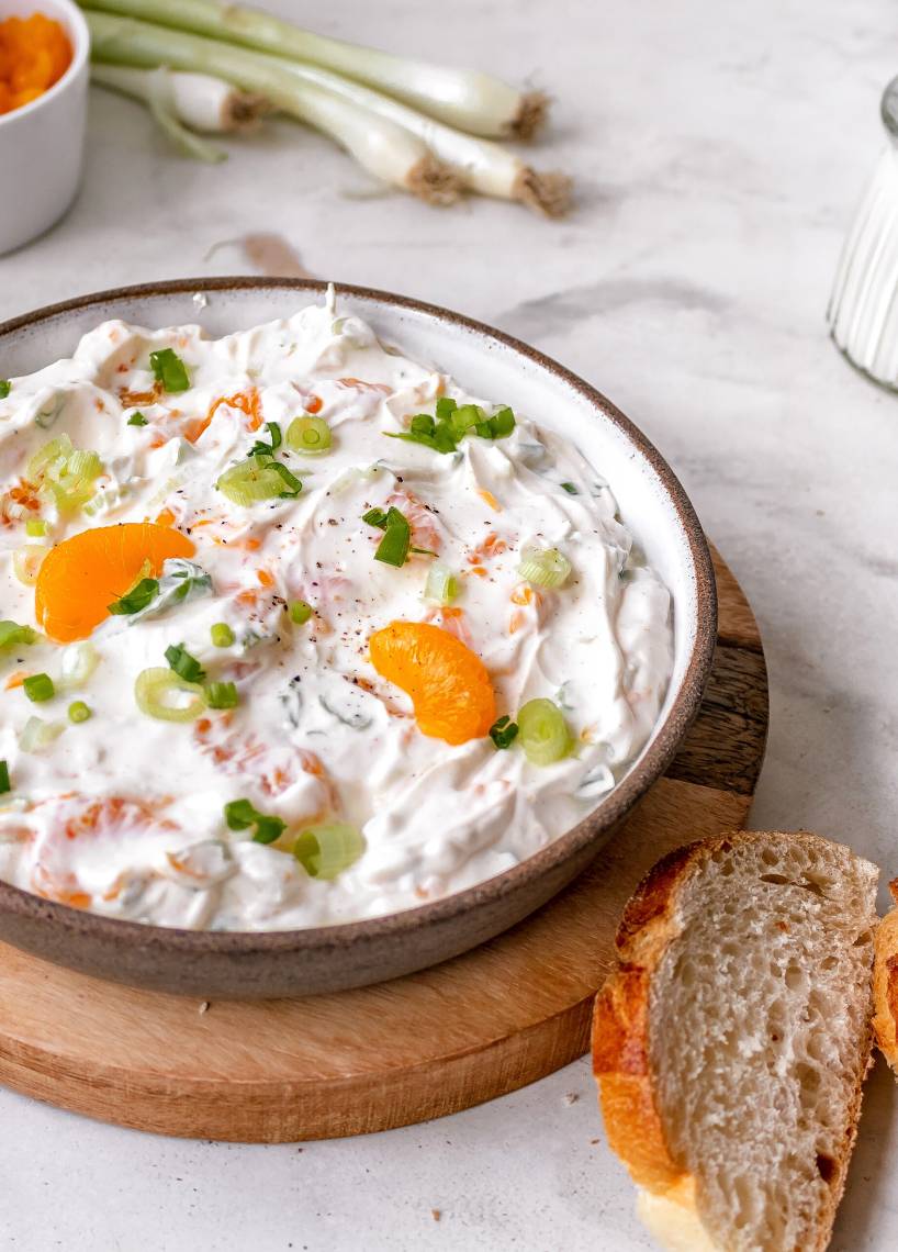 Lauch-Mandarinen-Dip