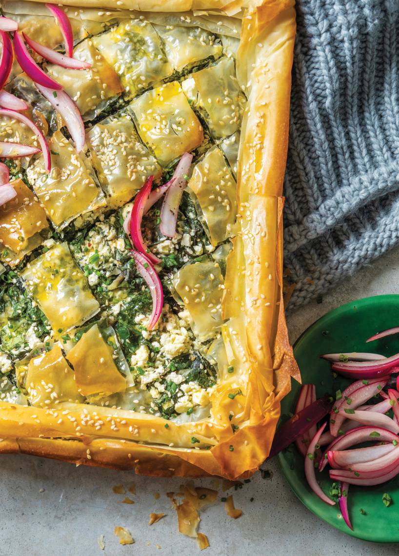 Schnelle Spanakopita