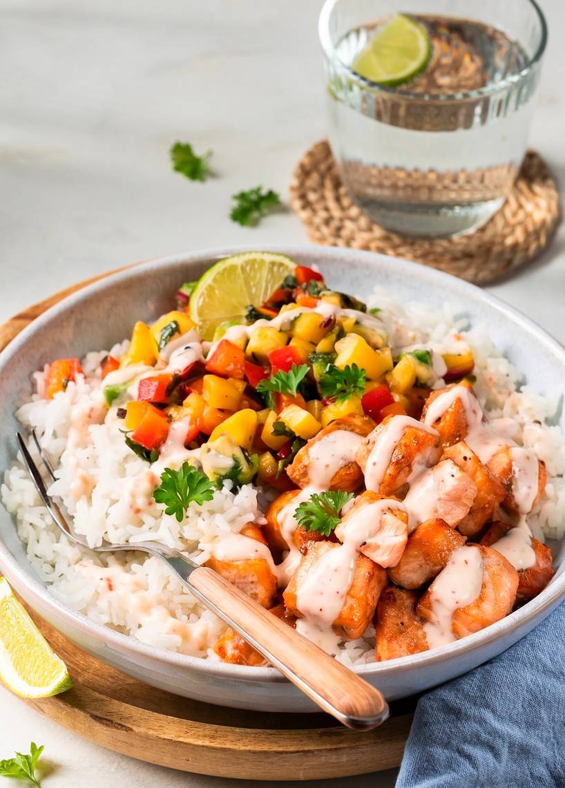 Sommerlicher Ofen-Lachs