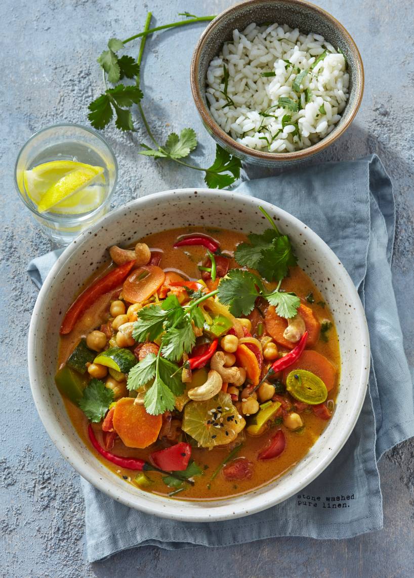 Tomaten-Kichererbsen-Curry