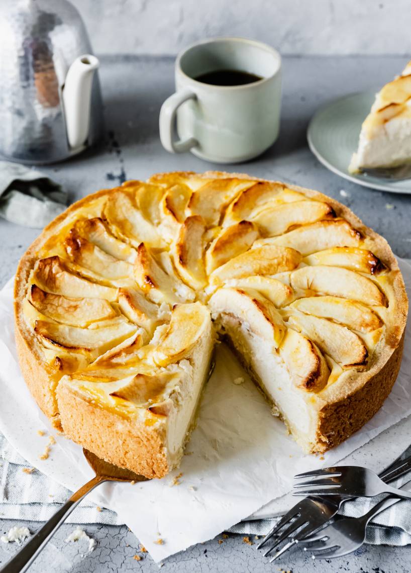Apfel-Quark-Kuchen
