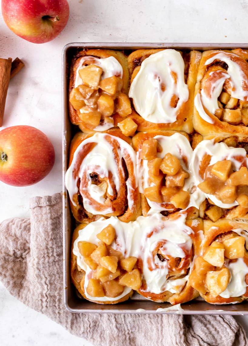 Apfel-Zimtschnecken