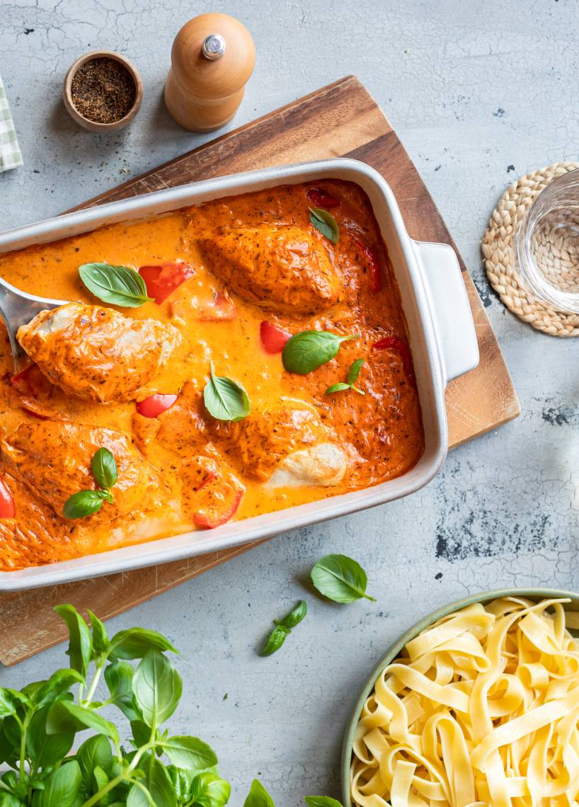 Paprika-Rahm-Hähnchen
