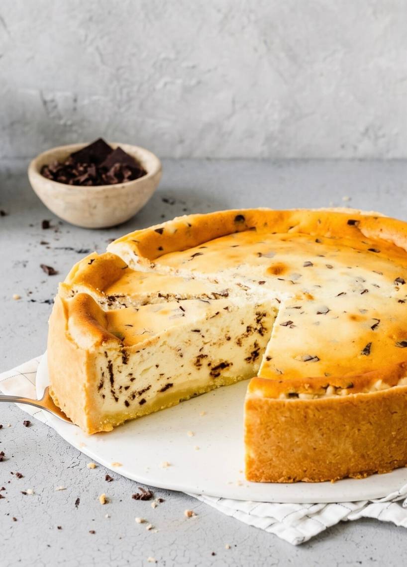 Stracciatella Käsekuchen