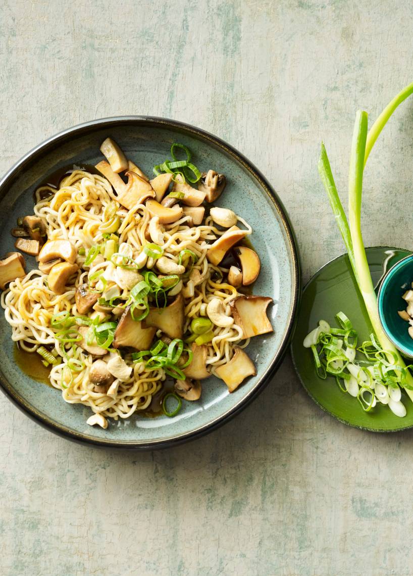 15 Minuten Asia-Pilz-Nudeln