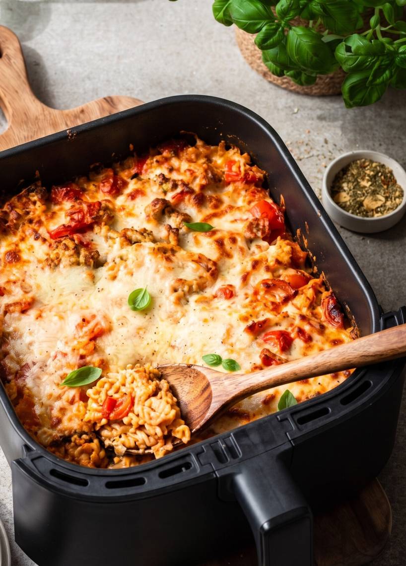 Airfryer-Feierabendblech Hähnchen Toskana