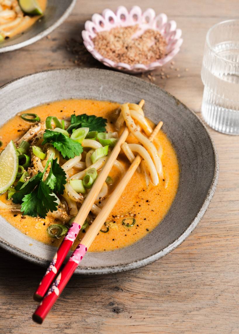 Einfacher Asia-Ramen-Nudeltopf
