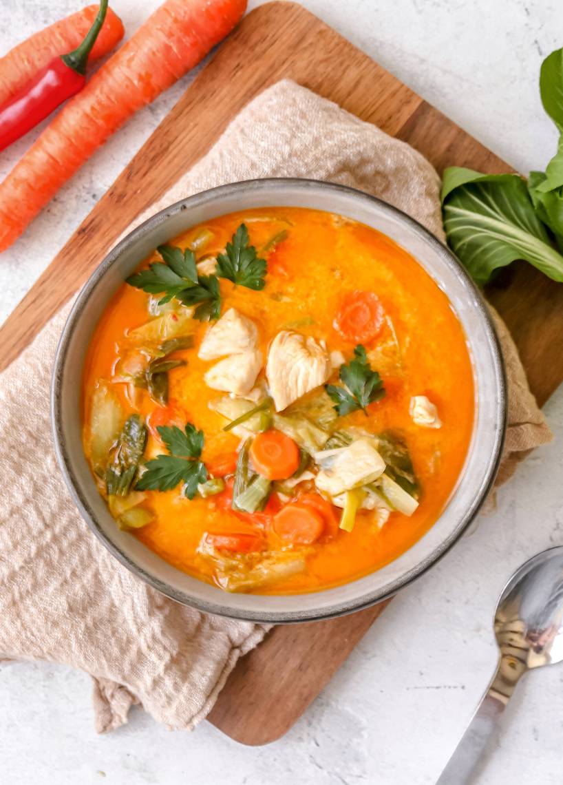 Indisches One-Pot-Hähnchencurry