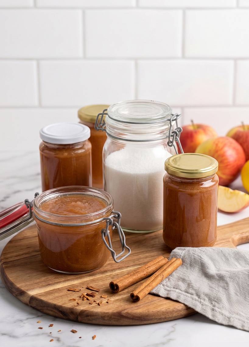Schnelle Apfel-Zimt- Marmelade