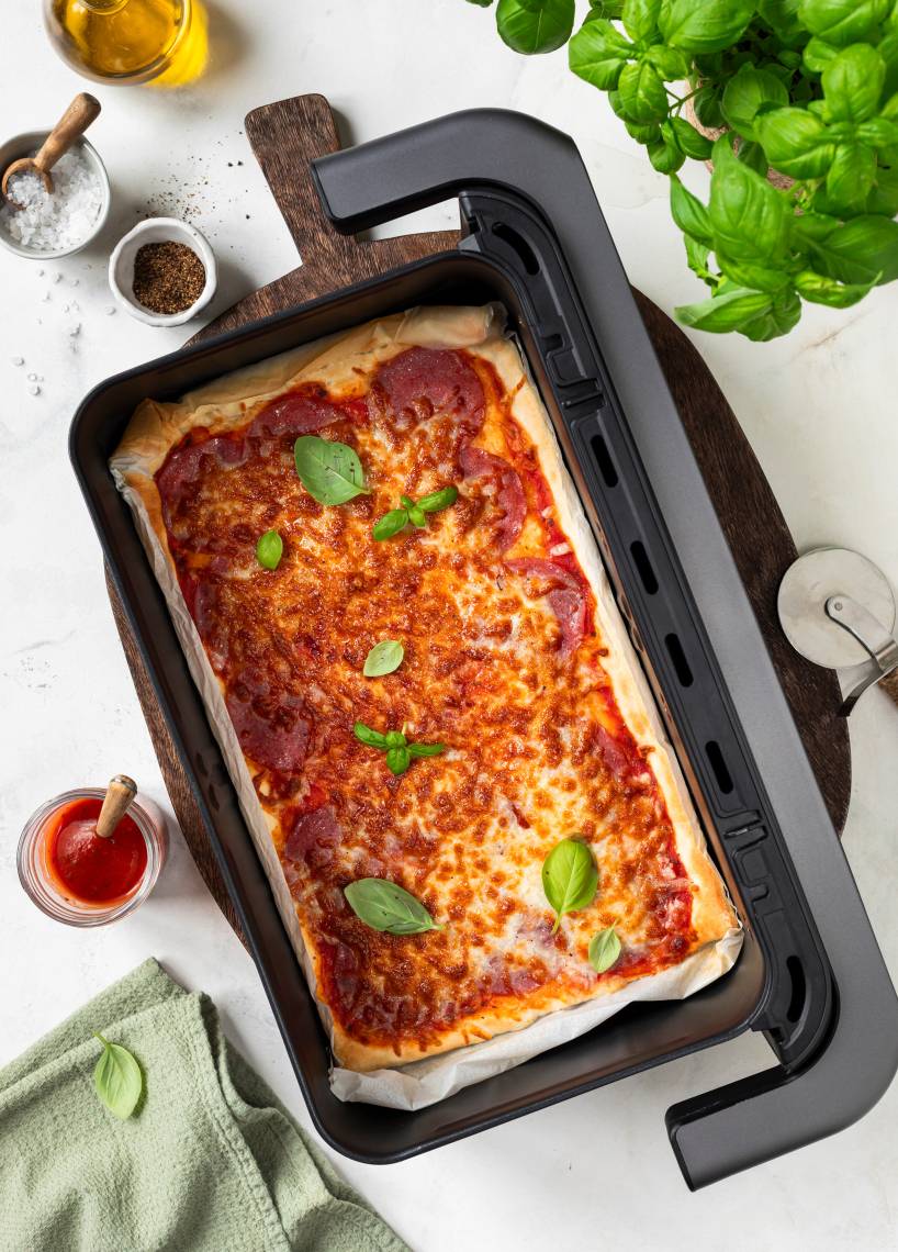 XXL-Pizza im Airfryer