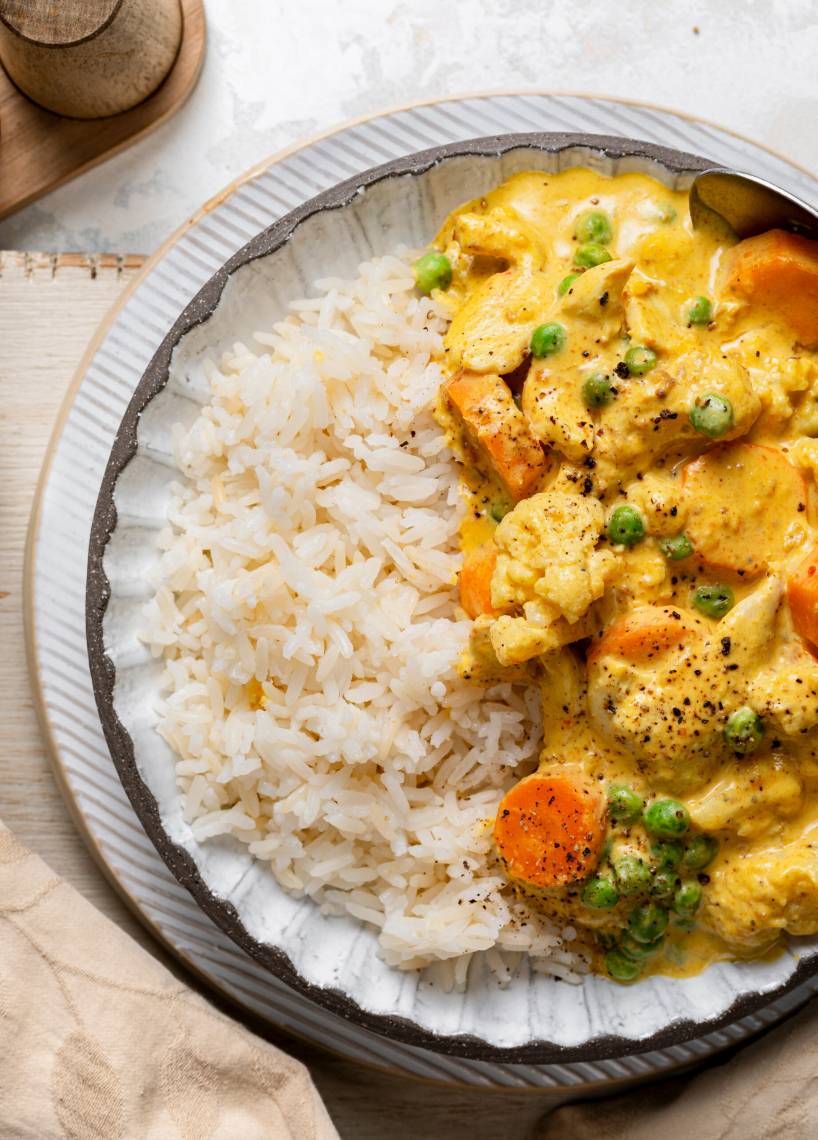 Curry-Schmand-Frikassee XXL