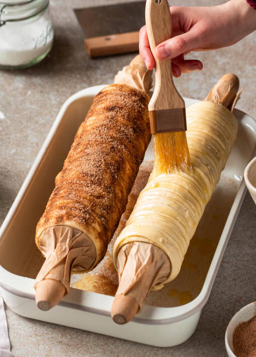 Baumstriezel aus dem Ofen mit Monsieur Cuisine