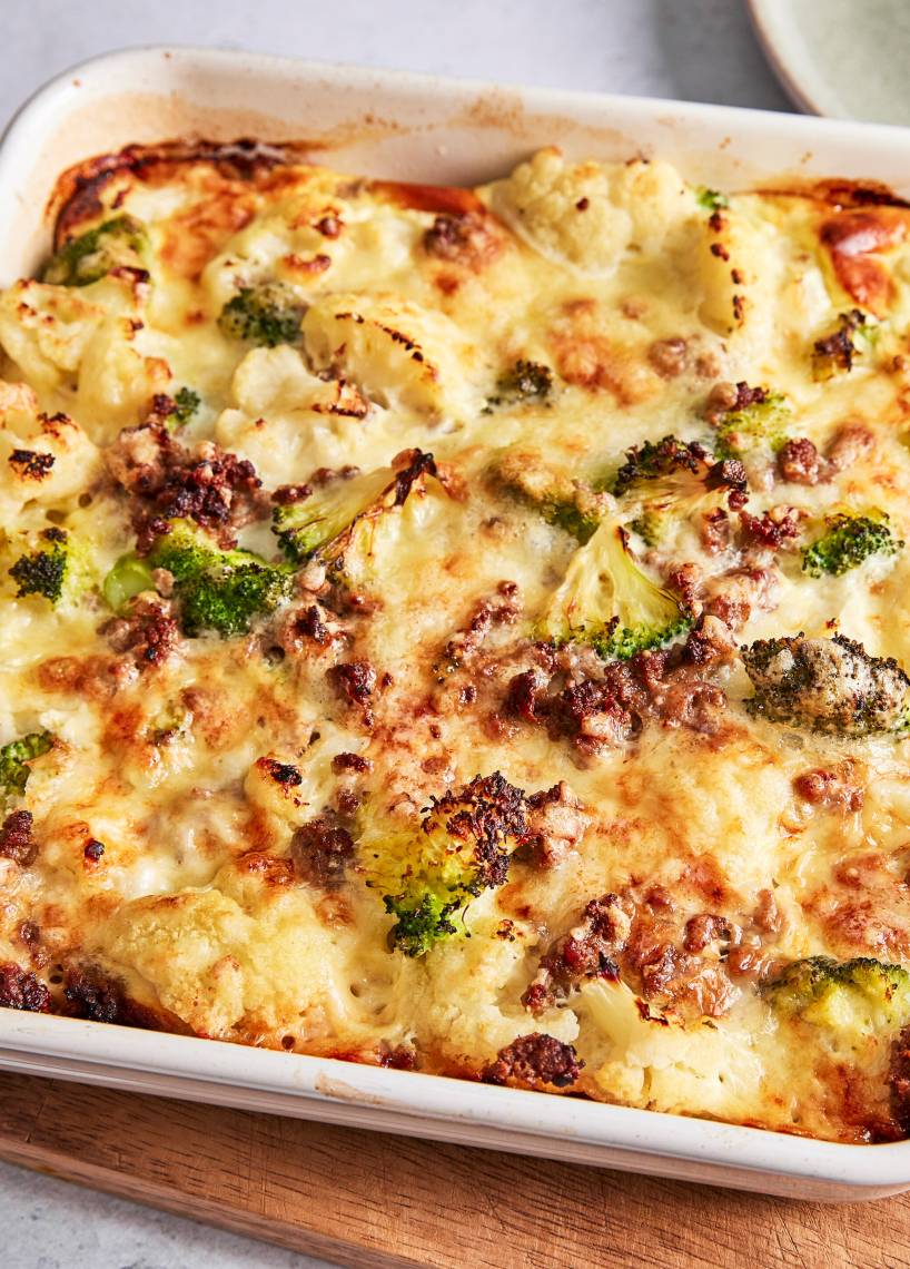 Brokkoli-Hackfleisch-Feierabendblech