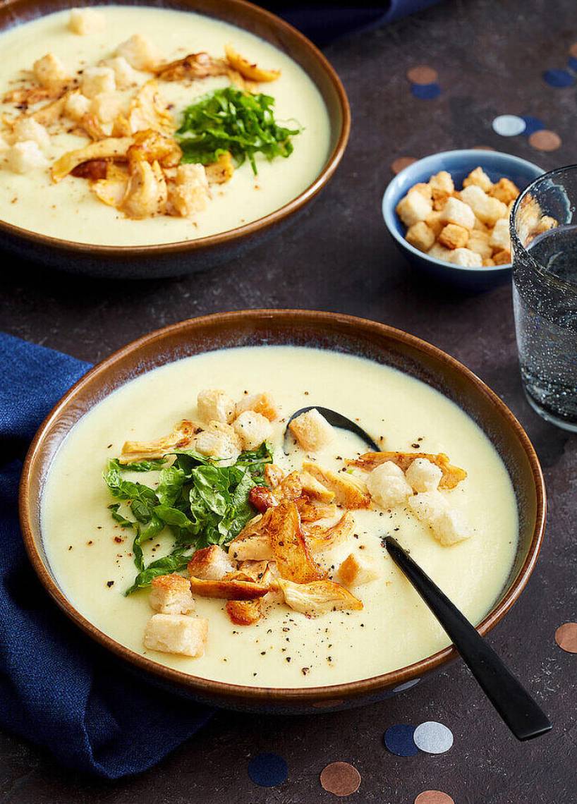 Caesar-Suppe cremig aus dem Monsieur Cuisine