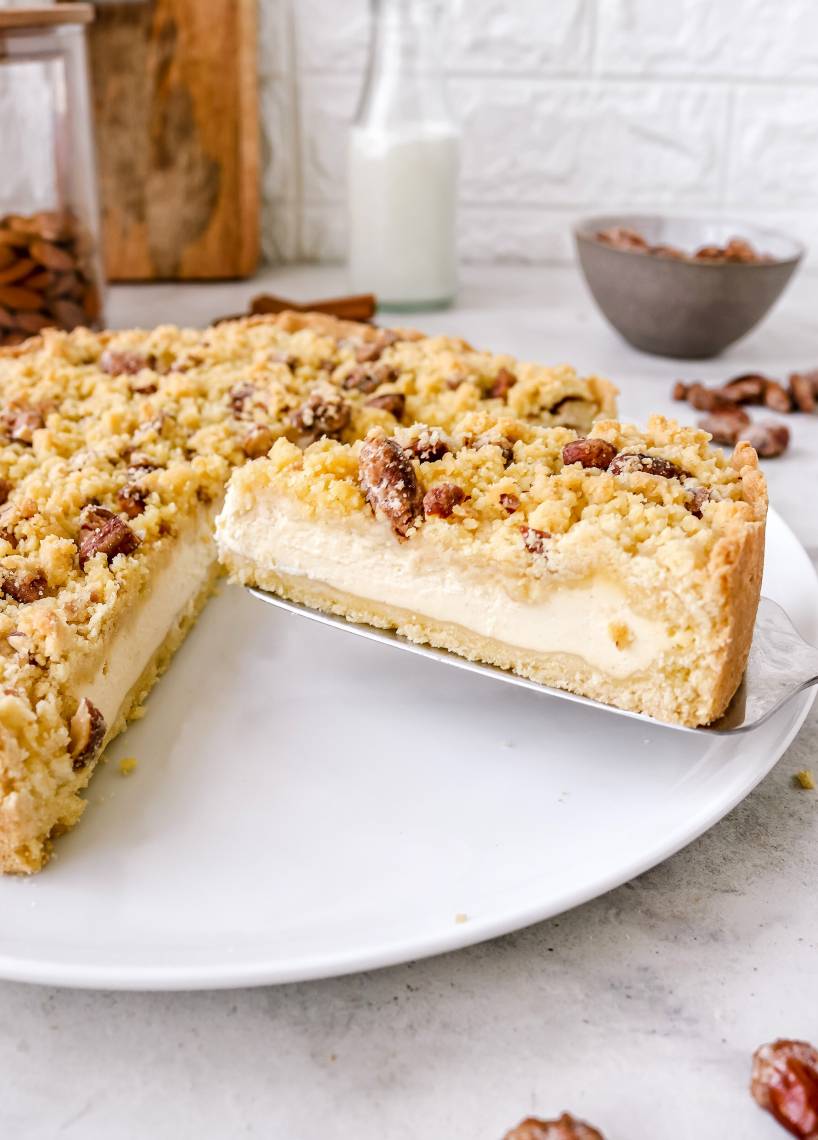 Gebrannte Mandeln Streuselkuchen