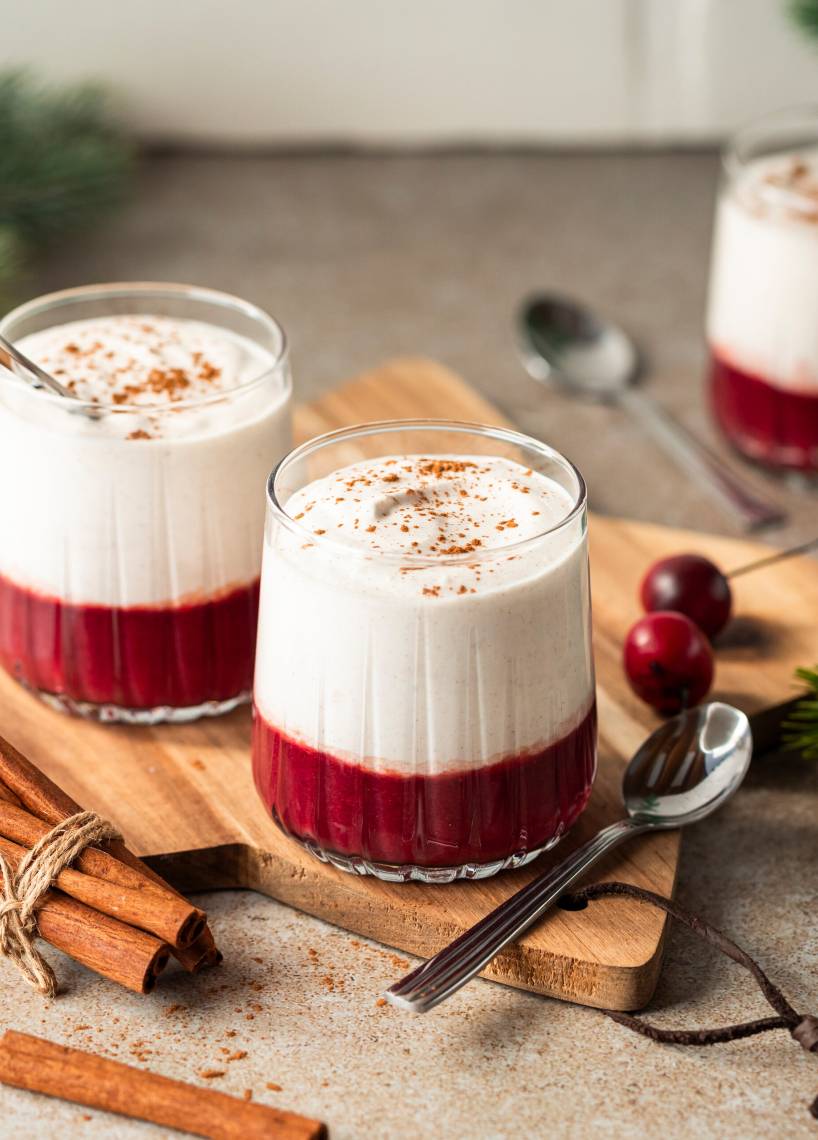 Zimtcreme mit Kirsch-Samt – einfach und schnell