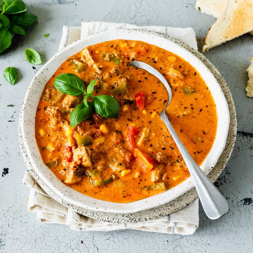 Die beste Pizzasuppe in 25 Minuten