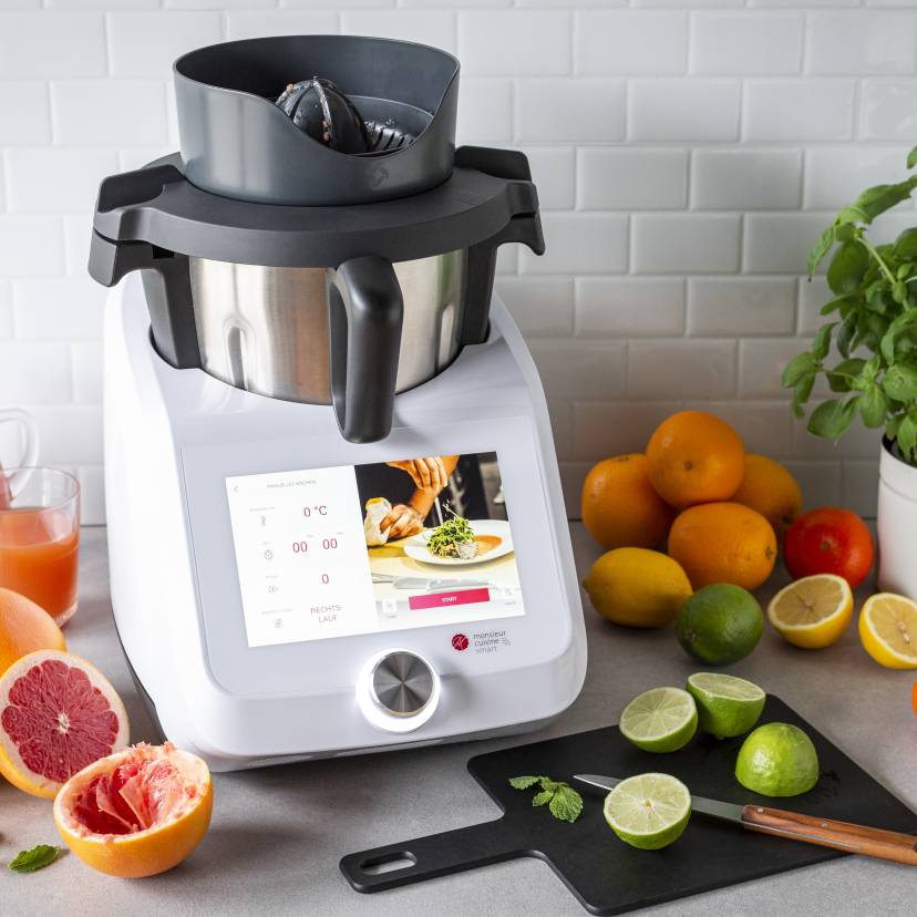 Saftpresse auf Monsieur Cuisine mit Obst 