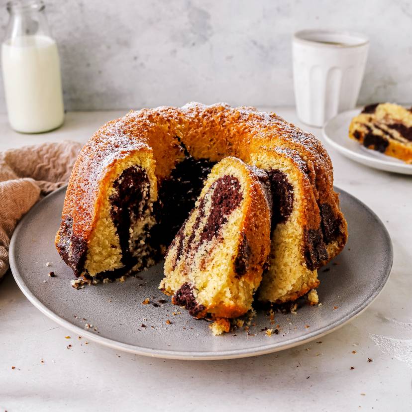 Klassischer Marmorkuchen wie von Oma
