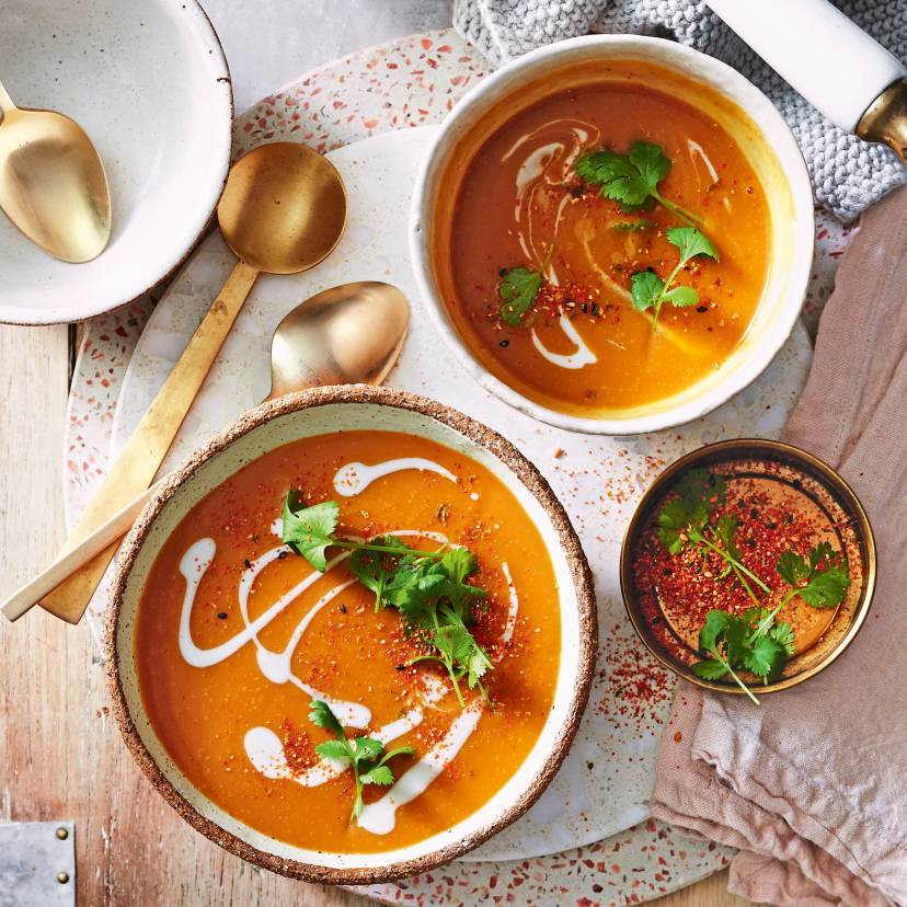 Cremige Rote-Linsen-Suppe