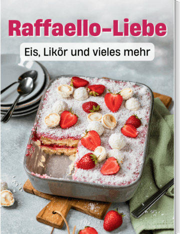 Raffaello-Tiramisu mit Erdbeeren