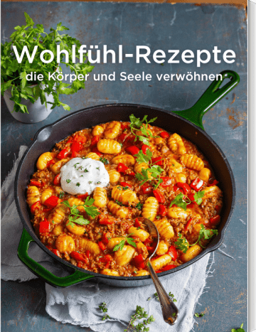 Pfanne mit Gnocchis und Bauerntopf