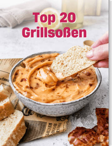 Bacon Mayo in einer Schale mit Baguette