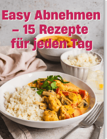 Low-Carb Hähnchen mit Schlemmersoße mit Text Easy Abnehmen – 15 Rezepte für jeden Tag