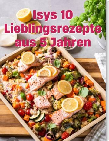 Blech mit Gemüse und Lachs